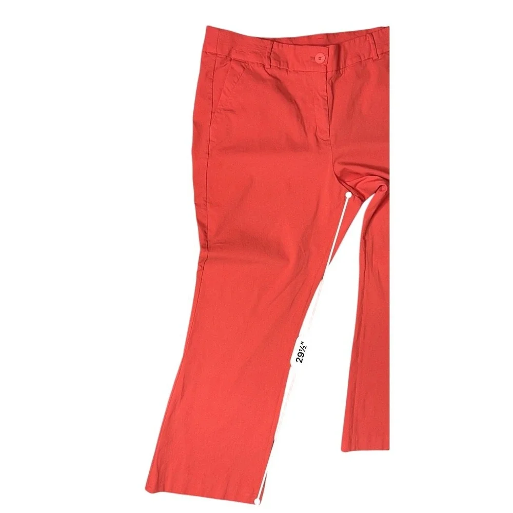 Lane Bryant Coral Ashley Stretch Bootcut Leg Pants Slacks sz‎ 24W Cottagecore